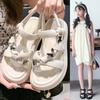 French-style Women's sandals2026New Summer Outdoor Fairy-style Sandals with a Skirt, Fashionable Thick-soled Roman Beach Shoes