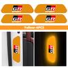 Car Stickers Wheel Eyebrows Reflective Warning Stickers Reflective Strip Accessories For S1 Crown GR Corolla YARIS Auris JH0