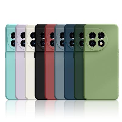 For For OnePlus 11 Case Square Liquid Silicone Camera Lens Protector Soft Cover For OnePlus 11 One Plus 11 OnePlus11 Shockproof Case