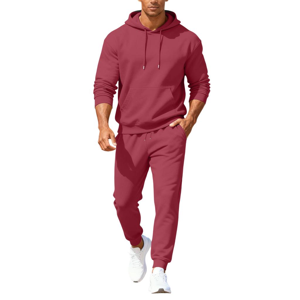 Men's Fall/Winter Hooded Sports Set