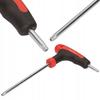 Screwdriver TORX KEY Allen Hardened T-handle Magnet > T7mm < Vorstahl