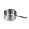 IMEEA Milk Pan, 18-10 Stainless Steel, Induction Cooktop Compatible, 600ml, Mini Milk Pan, Silver