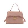 Chic Retro Casual Small Square Handbag Stylish Crossbody Bag In Soft Pu Leather