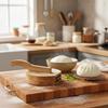 Dumpling Wrapper Press Easy to Use Dumpling Skin Former Manual Pastry Presser Time-Saving Kitchen Gadget Sturdy Wood