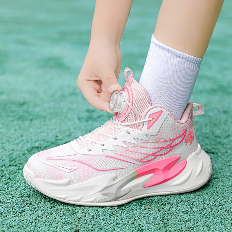 Kids Sports Shoes Boys Girls Running Badminton Table Tennis Sneakers Non Slip Breathable