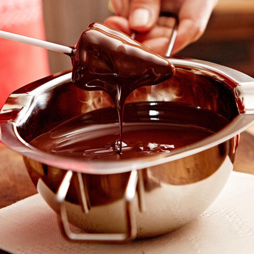 400/600ml Candle Wax Melting Boiler Pot Melting Chocolate Stainless Steel Chocolate Melting Pot Heat Resistant Handle