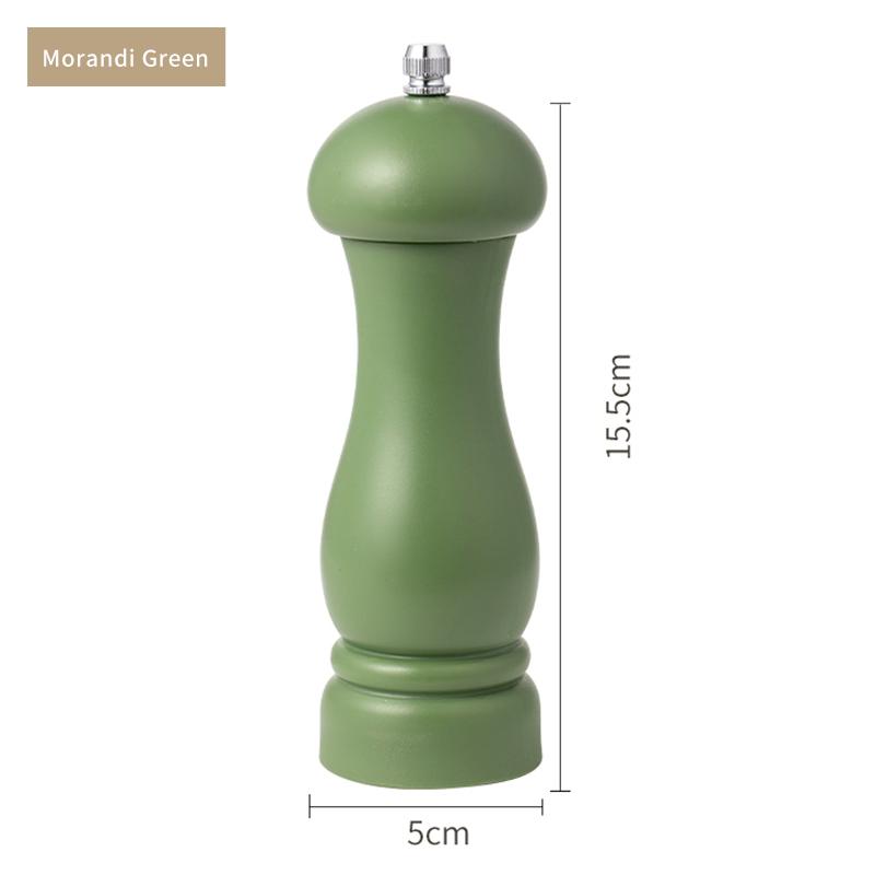 Refillable Salt and Pepper Mill Spice Herb Grinder Cafe 6 Colors Set 1