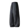 Men Women Loose Straight Side Stripe Casual Sports Long Pants