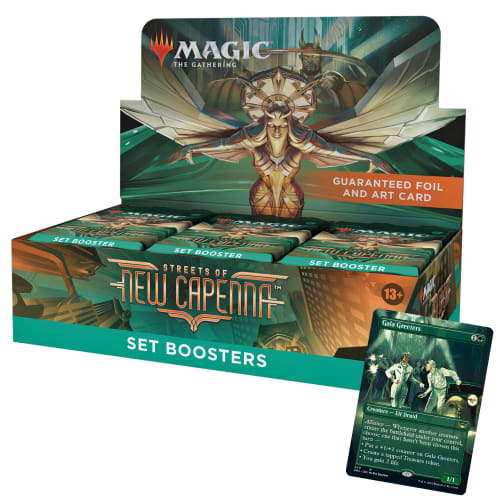 Magic: The Gathering New Capena Streets Set Booster English Version Box C95180000 MTG Trading Card Wizards of the Coast C95180003