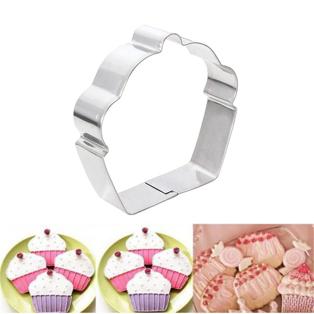 Stainless Steel Cookie Cutter Biscuit Cake Mould Cupcake Shape Fondant Baking Mold