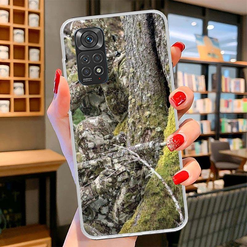 Camouflage Military Cover Phone Case For Xiaomi Redmi Note 15 14 13 12 11 10 Pro Plus 14S 12S 11S 11T 11E 10S Soft Fundas Shell