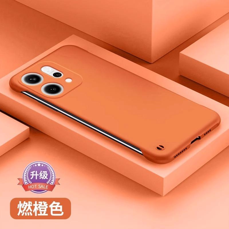 Applicable To Opporeno14pro Mobile Phone Case, Liquid Borderless Reno14 Anti-drop Protective Case, Advanced Sense Hard Por.