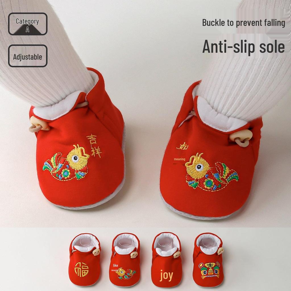 Non-Slip Soft Sole Baby Toddler Shoes for 0-12 Months - Spring to Winter