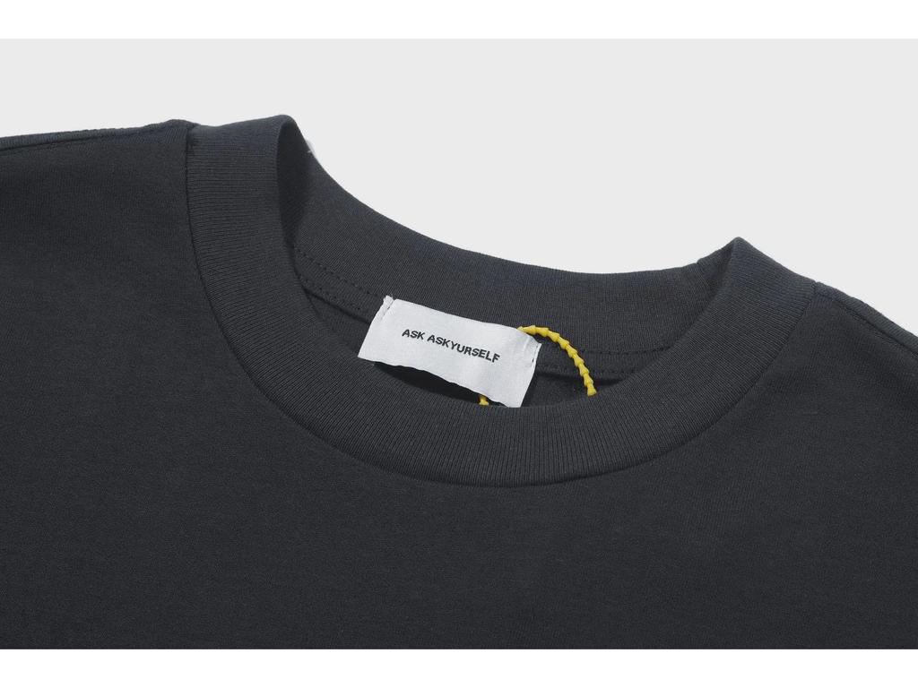 ASK ASKYURSELF Logo Printed Cotton Double Yarn T-Shirt