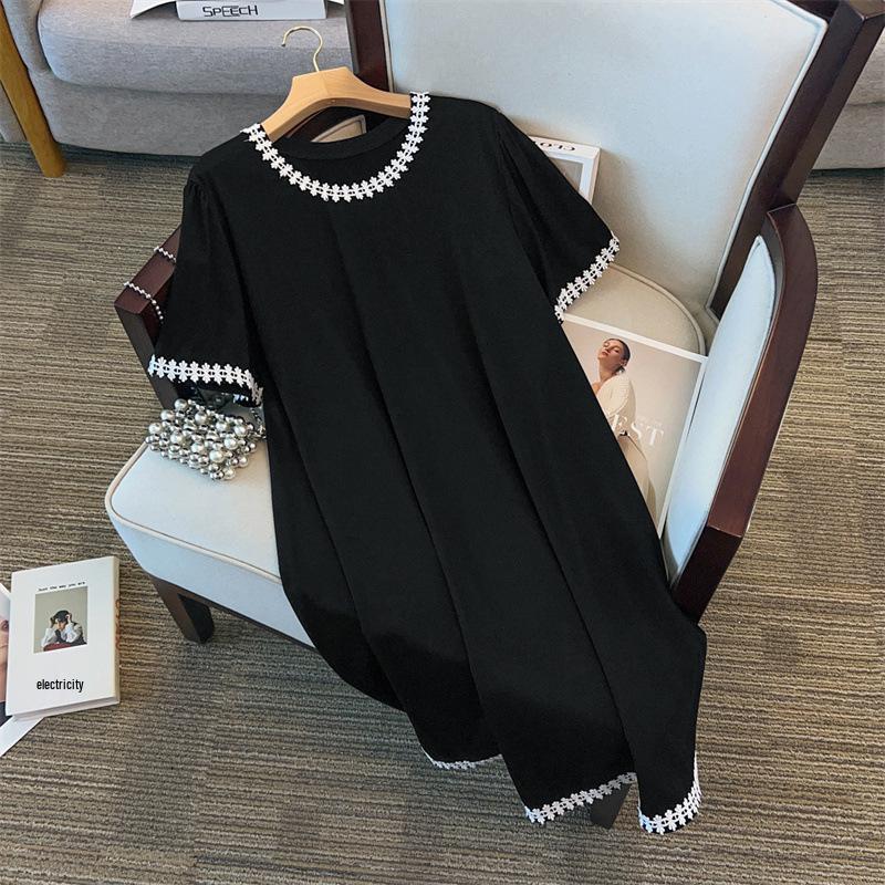 Plus Size Slimming Loose Mid-Length Dress for Women 200/300/350 Jin, Style 7117