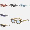 Stylish Small Elliptical Frame Sunglasses Female Sun Shades Protection Sun