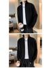 Men's Stylish Korean Stand-Up Collar Knit Jacket Cardigan, Slim-Fit for Spring/Autumn 2022