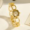 Luxe Hoge-Eind Armbandhorloge Dames Niche Hoge Waarde Retro Vierkant Kwarts Horloge