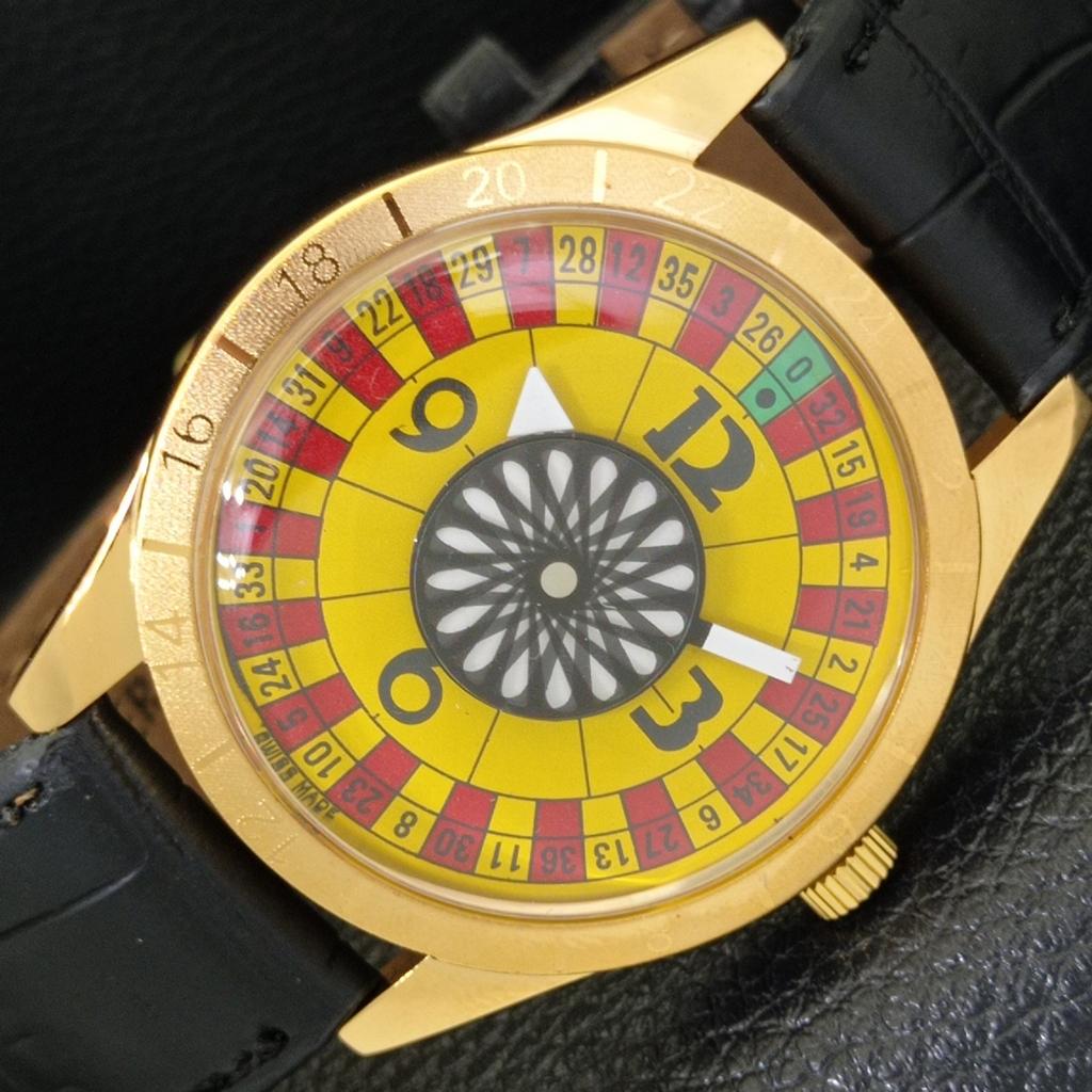 

ШВЕЙЦАРСКИЕ ВИНТАЖНЫЕ МУЖСКИЕ ЧАСЫ С РУЧНЫМ ЗАВОДОМ, ПОСЛЕ РЕСТАВРАЦИИ, РУЛЕТКА, ЖЕЛТЫЙ ЦИФЕРБЛАТ, a701184-5 R205b-a701184