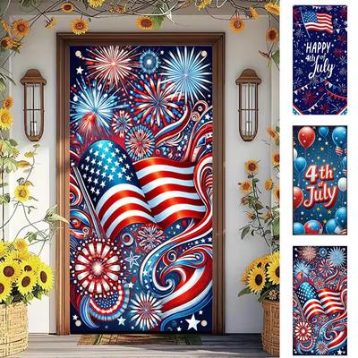 2D Independence Day Decoration Door Banner Party Supplies Decoration Banner