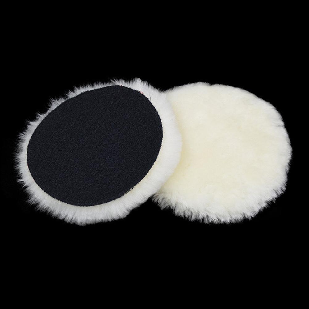 4pcs 150mm Wool Polishing Pads Thickened Automotive Scratches Removal Buffing Tool Achieve Flaw-Less High-Gloss Mirror Finish
