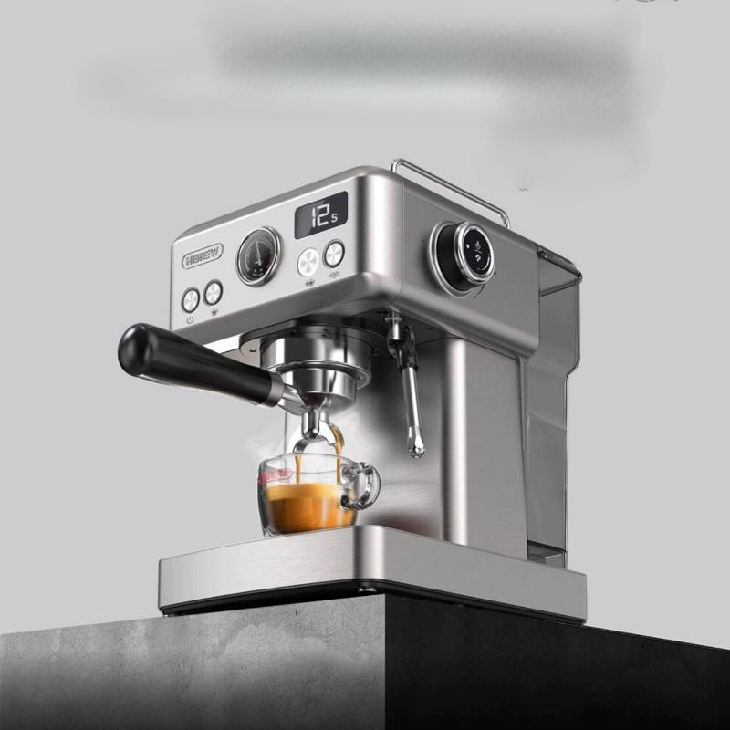 Espressor HiBREW H10A Negru - Temperatură/Volum/Pre-Infuzare Reglabile, Portafiltru 58mm, Cappuccino