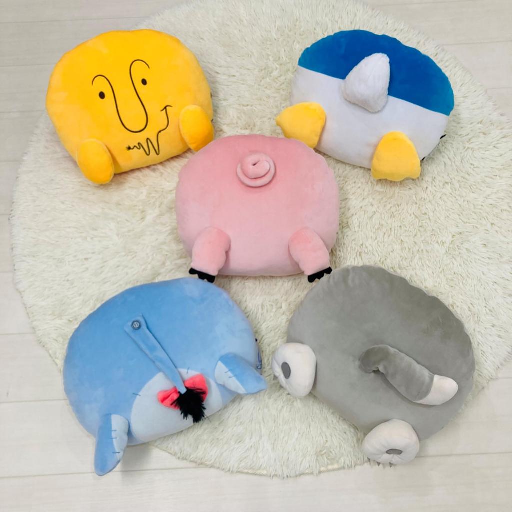 MORIPiLO Disney Toy Story Hamm Body Pillow Back Soft and Soft To the Plush Nap Disney Morishita Pillows (Die-Cut Cushion) Touch, Toy, Pillow, Pink,