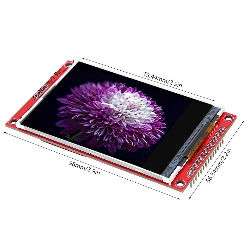 LCD Screen Module, 3.5Inch 480 X 320 TFT LCD Display Module, 4 Wire SPI Interface, ILI9488 Driver Chip, Mini TFT Display Module for Electronic DIY,