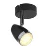 Spot de plafond - NETTLIFE - 1 ampoule - Orientable 350° - LED 4W - Noir