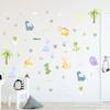 Cartoon Cute Dinosaur Wall Stickers Decoration for Bedroom Boy Wall Art Kids Room Design Home Decore Living Room Wallpaper DIY