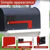 Rustproof Mailbox Flag Replacement Kit High Temperature Plating Mailbox Banner  Mailbox
