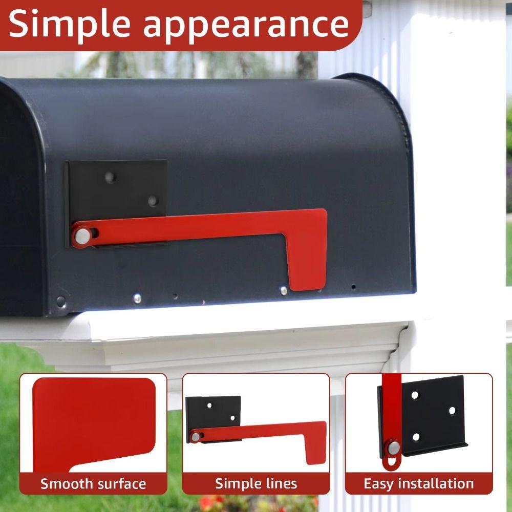 Rustproof Mailbox Flag Replacement Kit High Temperature Plating Mailbox Banner  Mailbox