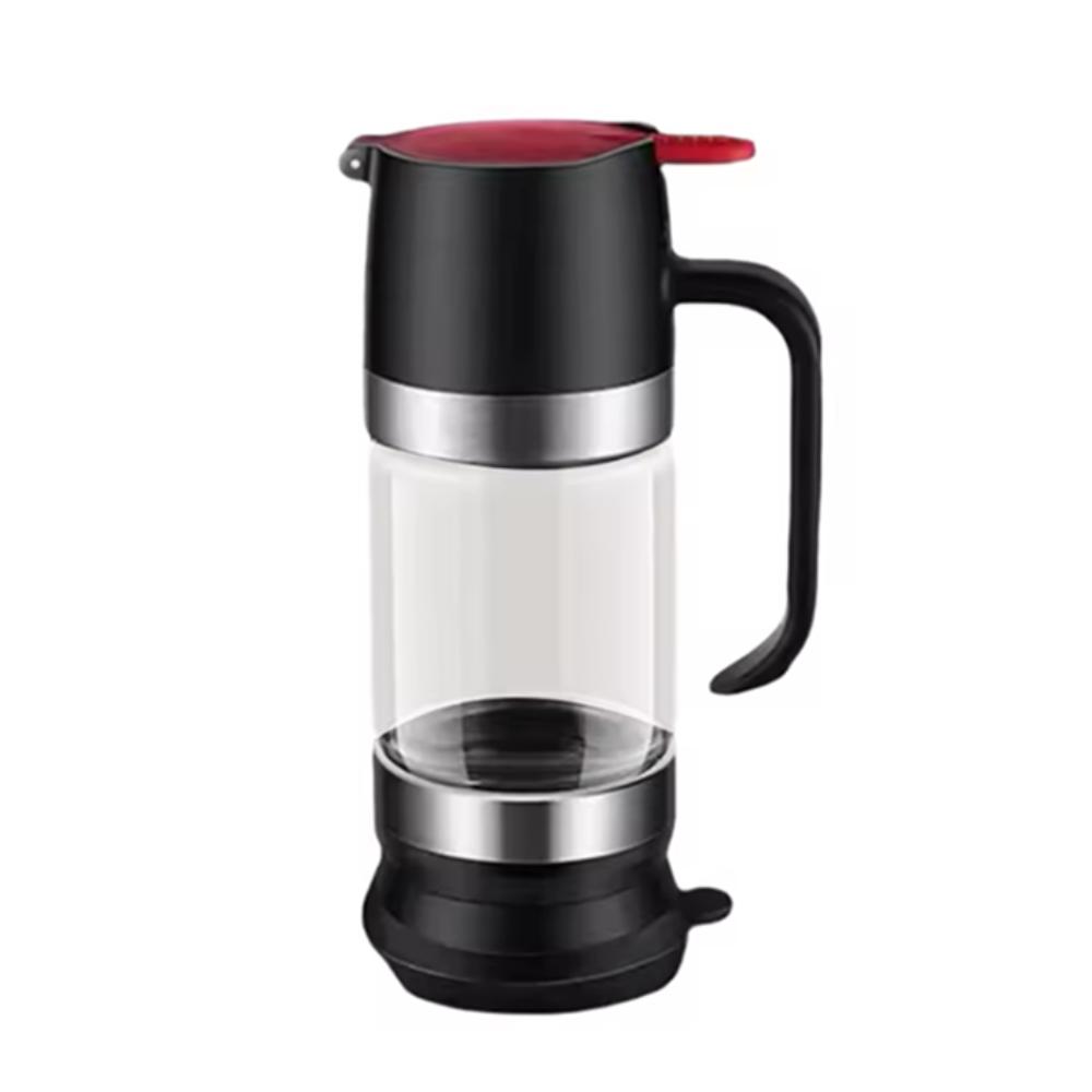 

Household 300 ML Glass Honey Dispenser with Handle Leak-proof Honeys Bottle Clear Press Type Syrup Dispenser Tea