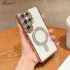 Glitzernder Diamant Transparente Beschichtung Hülle für Samsung Galaxy S2 S23 Ultra Plus S24 FE A A4 A3 A1 A16 A6 A34 Bling Abdeckung