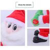 Šťastný twerkující Santa Claus panenka Vtipná tančící animovaná vánoční plyšová hračka Elektrická hudba zpívající Santa Claus Vánoční dekorace