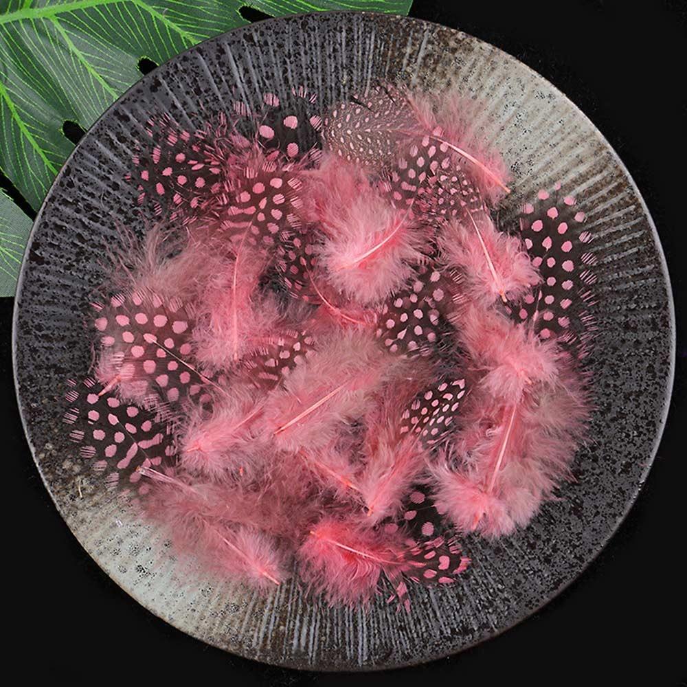 50 шт. Маленькие натуральные перья с пятнистым узором Настоящие перья Пятнистые перья Разноцветные Натуральный цвет Накладные ресницы DIY