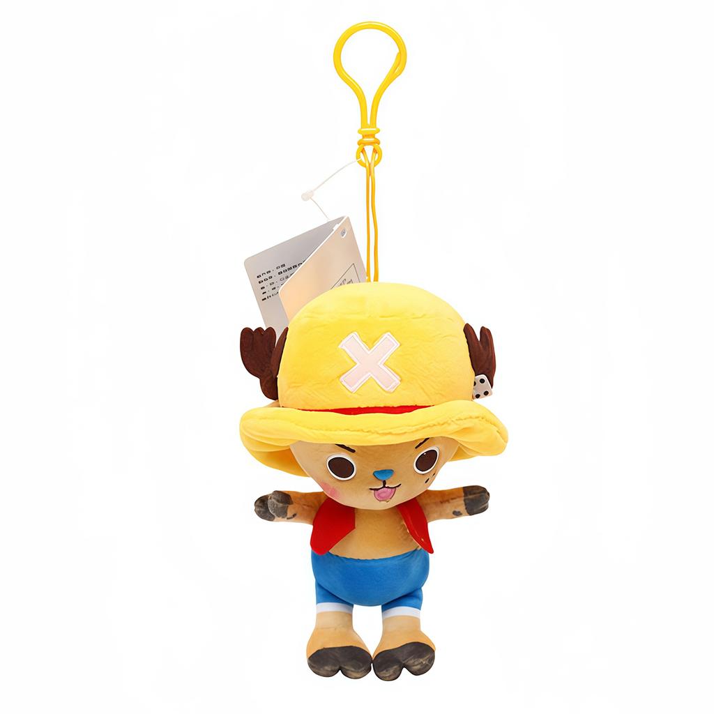 14-35cm/5.5-13.7inch Genuine ONE PIECE Stuffed Plush Toy Kawaii Plush Keychain Toy Tony Chopper Soft Stuffed Plush Doll Keychain