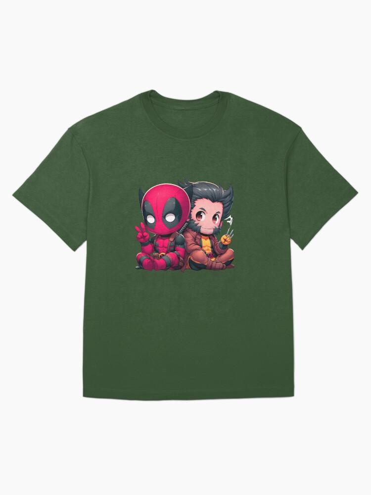 Wolverine and the X Men Copy of Deaddpool & Wolvierine Oversized Unisex T-Shirt