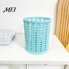 Pen Holder Imitation Rattan Holder, Round Hollow Desk Organizer, Large Capacity Pencil And Gadget Cup for Pens Pencils Makeup Brushes, Nordic