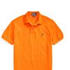 Polo Ralph Lauren SS22 Solid Color Logo Embroidered Half Button Pullover Short Sleeve Polo Shirt Men Tops Orange MNPOKNI1N820669-800