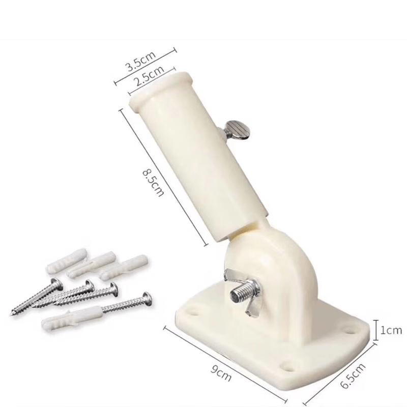 Adjustable Outdoor Wall Flagpole Base