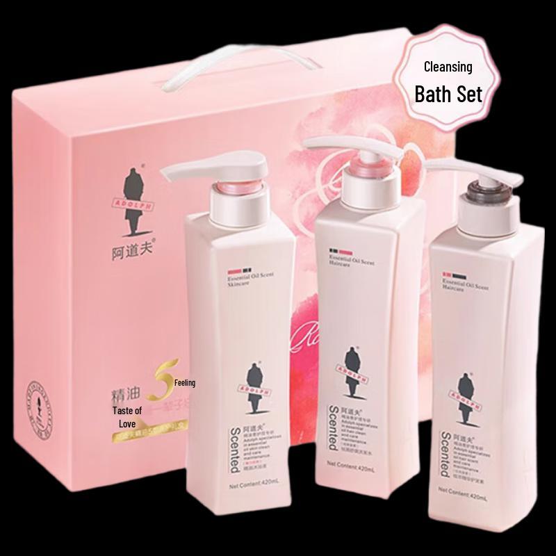 ADOLPH Gentle Care Essential Oil Hair & Body Wash Gift Set