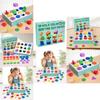 Wooden Geometric Shape Sorting Box For Kids Educational Toy With Color Matching