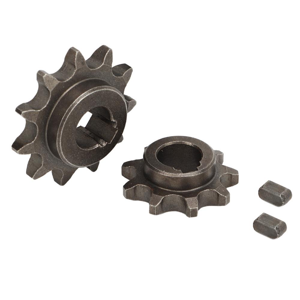 Carbon Steel Front Rear Gear Set 9 Teeth 11 Teeth Bicycle Gear Kit Gear Kit Set for Motorized Bike