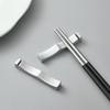 Stainless Steel Chopstick Rest Creative Japanese Style Chopstick Holder for Home Hotel Table Setting Dishwasher Safe Chopstick Pillow