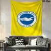 Brighton Wall Tapestry Aesthetic Wall Hanging Printed Fabric Blanket Decorative Tapestries for Bedroom Living Room Home Decor