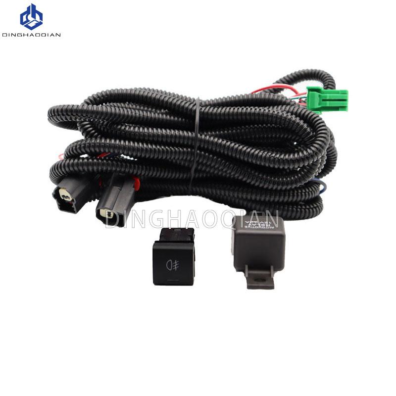 1 Set Fog Lights Headlight For Toyota YARIS CROSS 2024 2025 LED Fog Lights Car Fog Lamp Kit With Harness Bulb Switch