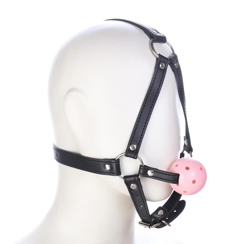 VaHppy Gag Máscaras Sexo Oral Jogos de Casal Role Play Cosplays Rainha Condicionamento Escravo de Cão PU Silicone Ossos de Cão Bolas de Sucção Argola O Bondage