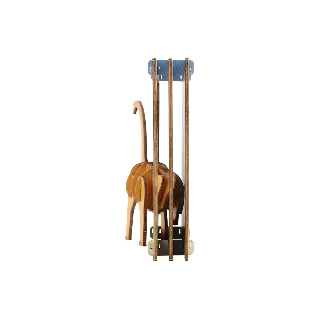 Luke Run APRICUS 3D Theater Puzzle Brontosaurus Puzzle, 14.7 X 3.6 X 9.7 Cm, Wooden