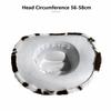 Polyester Plüsch Cowboyhut Breiter Rand Plüsch Cowboyhut Flauschiger Western Cowgirl Hut Streetwear Täglich